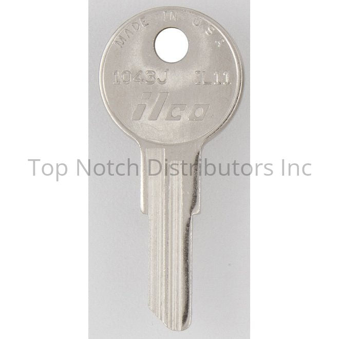 Ilco IL11BR Taylor Illinois Lock Key Blank * Must be Purchased in M... Sparrow Supply