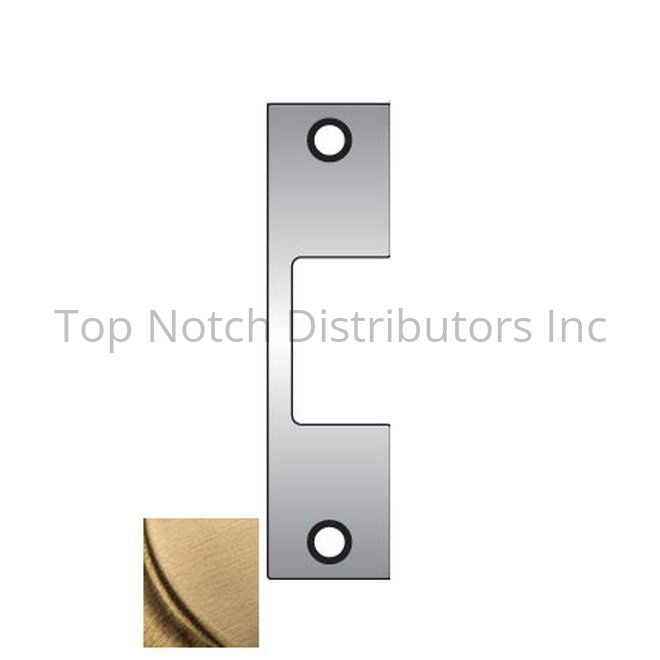 HES J606 J Faceplate for 1006 Strike Satin Brass Sparrow Supply