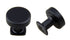 Pride Industrial K1218BK 1-1/4" Diameter Manhattan Cabinet Knob Matte Black Finish Sparrow Supply