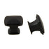 Pride Industrial K81091BK 1-1/4" Square Cabinet Knob Matte Black Finish Sparrow Supply