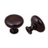 Pride Industrial K8136110B 1-1/4" St. Louis Cabinet Knob Oil Rubbed Bronze Finish Sparrow Supply