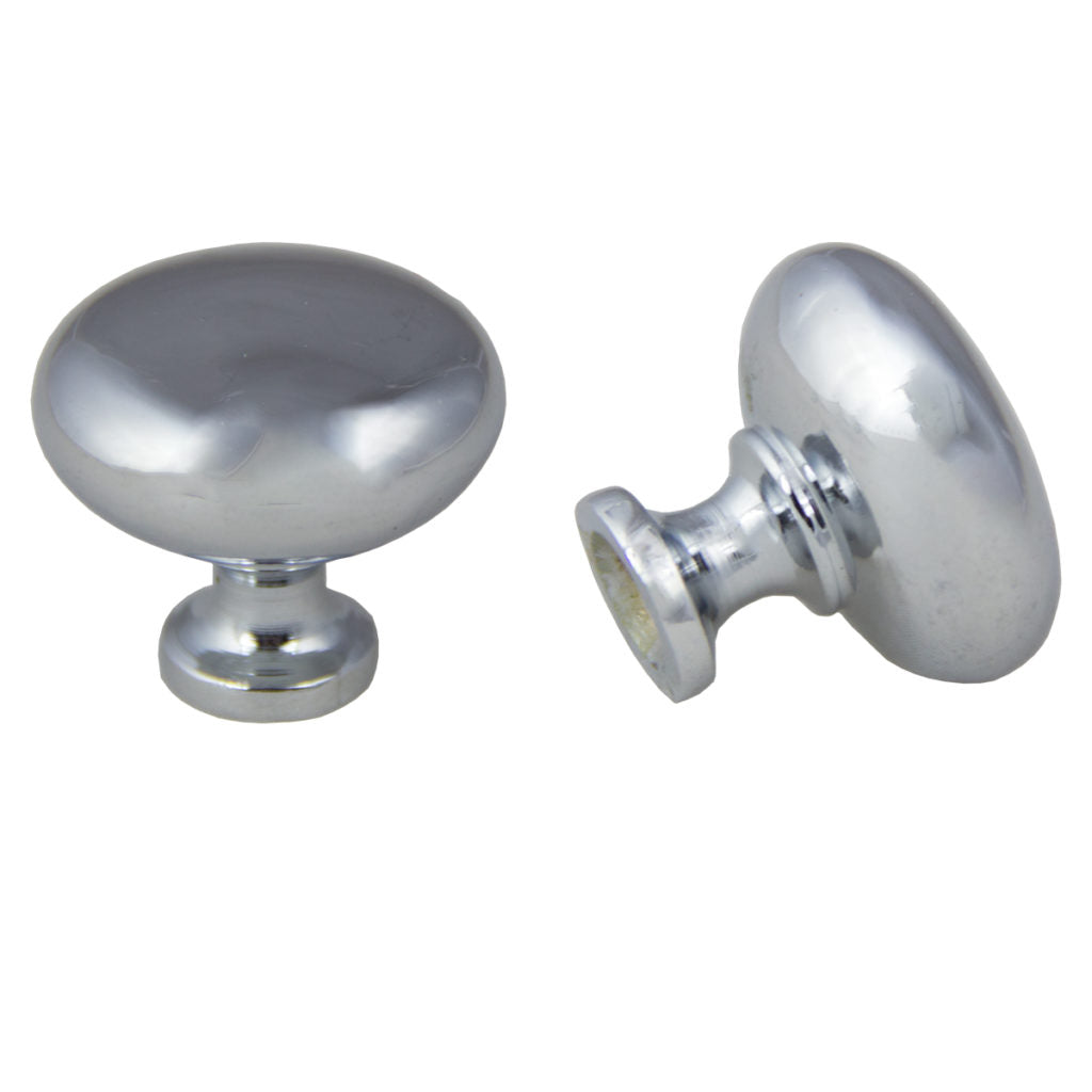 Pride Industrial K81361PC 1-1/4" St. Louis Cabinet Knob Polished Chrome Finish Sparrow Supply