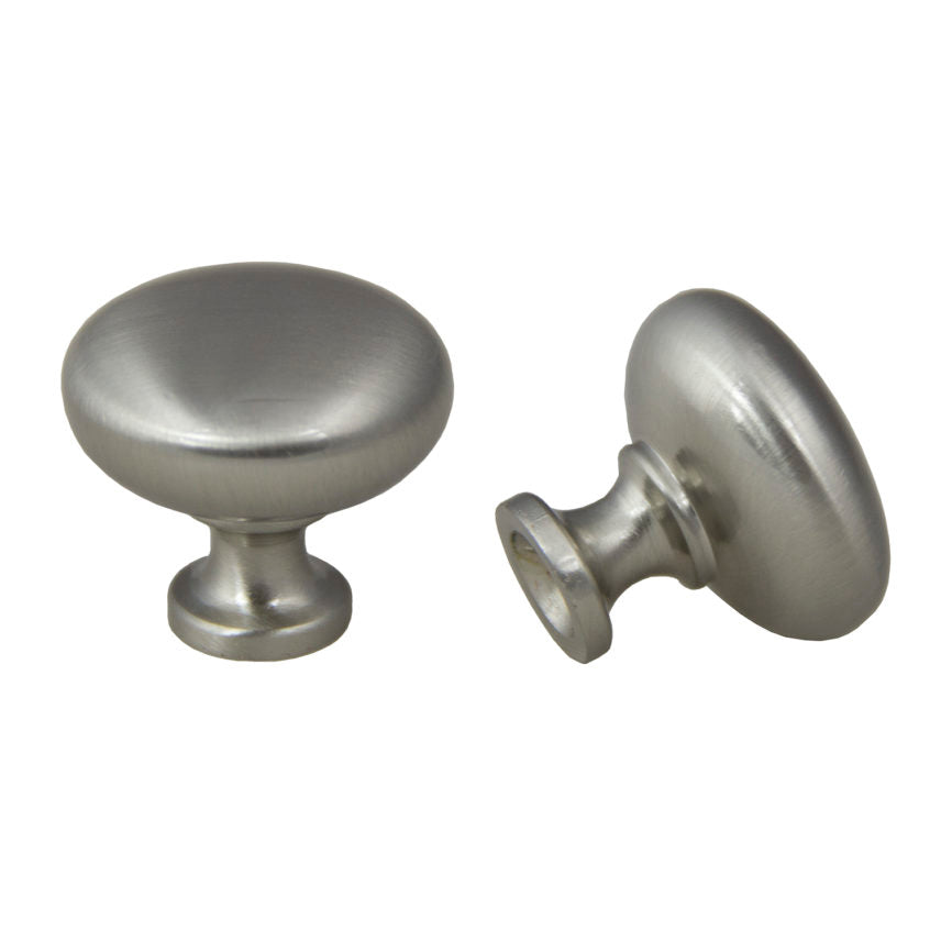Pride Industrial K81361SN 1-1/4" St. Louis Cabinet Knob Satin Nickel Finish Sparrow Supply