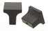Pride Industrial K83125BK 1" Square Miami Cabinet Knob Matte Black Finish Sparrow Supply