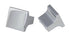 Pride Industrial K83125PC 1" Square Miami Cabinet Knob Polished Chrome Finish Sparrow Supply
