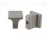 Pride Industrial K83125SN 1" Square Miami Cabinet Knob Satin Nickel Finish Sparrow Supply