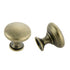 Pride Industrial K910AB 1-1/16" Diecast Mushroom Cabinet Knob Antique Brass Finish Sparrow Supply