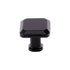 Pride Industrial K92230BK 1" Square Cabinet Knob Matte Black Finish Sparrow Supply