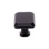Pride Industrial K92430BK 1-1/2" Rectangle Cabinet Knob Matte Black Finish Sparrow Supply