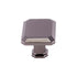 Pride Industrial K92430DP 1-1/2" Rectangle Cabinet Knob Dark Pewter Finish Sparrow Supply