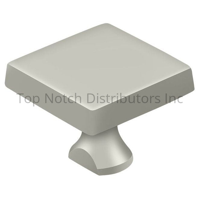 Deltana KBSU15 Solid Brass Square Knob For Heavy Duty Bolt; Satin N... Sparrow Supply