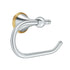 Deltana KH2001-U26-003 Single Post Toilet Paper Holder KH Series with Lifetime Brass Ring Bright Chrome Finish Sparrow Supply