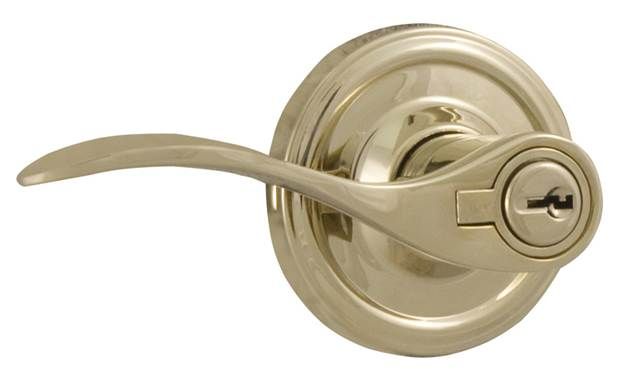 Weslock L0640UBU3SL23 Left Hand Bordeau Entry Lock with Adjustable Latch and Full Lip Strike Lifetime Brass Finish Sparrow Supply