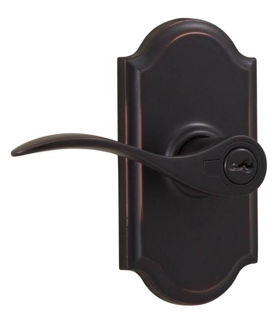 Weslock L1740U1U1SL23 Left Hand Bordeau Premiere Entry Lock with Adjustable Latch and Full Lip Strike Oil Rubbed Bronze Finish Sparrow Supply