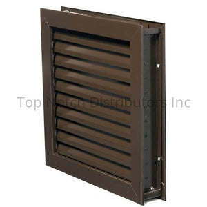 National Guard L1900DKB18X18 18" x 18" Fusible Link Louver for 1-3/... Sparrow Supply