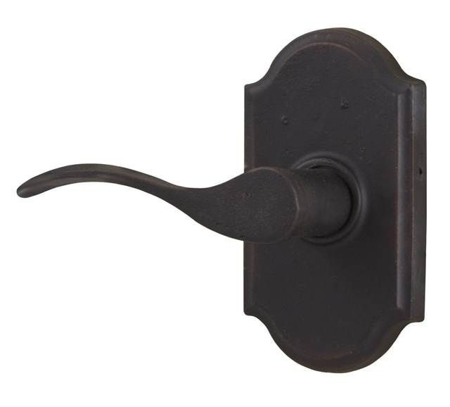 Weslock L7110H1H1SL20 Left Hand Carlow Premiere Privacy Lock with Adjustable Latch and Full Lip Strike Oil Rubbed Bronze Finish Sparrow Supply