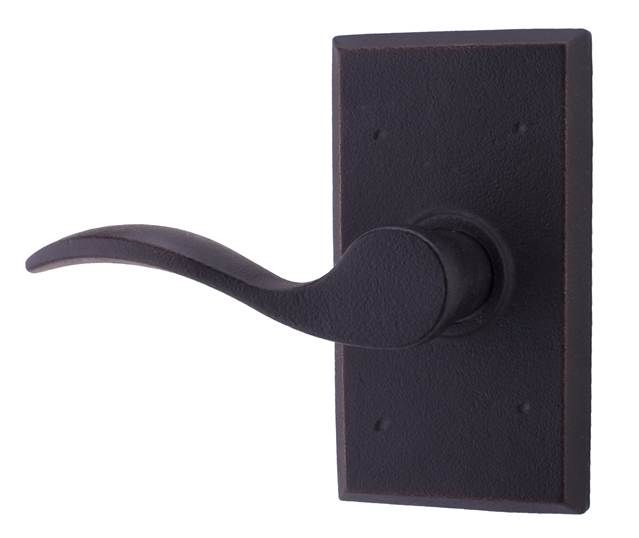 Weslock L7300H1H1SL20 Left Hand Carlow Square Passage Lock with Adjustable Latch and Full Lip Strike Oil Rubbed Bronze Finish Sparrow Supply