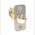 Emtek LC4-DLB2375R-US15 Key in Lever or Knob 2-3/8" Backset 1/4" Radius Corner Deadlatch Satin Nickel Finish Sparrow Supply