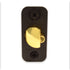 Emtek LC4-DLB2375R-US19 Key in Lever or Knob 2-3/8" Backset 1/4" Radius Corner Deadlatch Flat Black Finish Sparrow Supply
