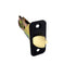 Emtek LC4-DLB275R-US19 Key in Lever or Knob 2-3/4" Backset 1/4" Radius Corner Deadlatch Flat Black Finish Sparrow Supply