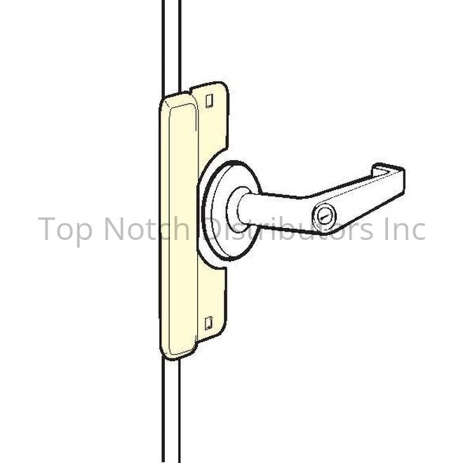 Don-Jo LELP208EBFDU 3-1/2" x 8" Latch Protector with Lever Cutout f... Sparrow Supply