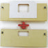 Templaco LS-166A 1" x 2-1/4" Latch Template with 1" x 2-1/4" Strike Template Sparrow Supply