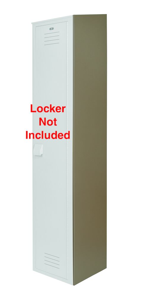 Bradley EPST-S1872-247 End Panel for Slope Top Locker Sparrow Supply