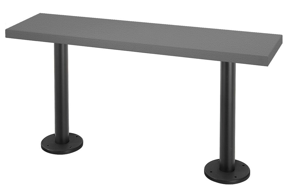 Bradley PED9536-200 Locker Bench 9.5in.W 36in.L18.5in.H Sparrow Supply