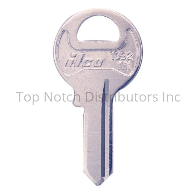 Ilco M1BR250PK Taylor Pack of 250 Master M1 Key Blank Brass Sparrow Supply