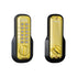 Lockey M210BB Mechanical Keyless Deadbolt with Single Combination Bright Brass Finish Sparrow Supply