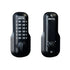 Lockey M210JBMG Mechanical Keyless Deadbolt with Single Combination Jet Black Marine Grade Finish Sparrow Supply