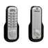Lockey M210SCMG Mechanical Keyless Deadbolt with Single Combination Satin Chrome Marine Grade Finish Sparrow Supply
