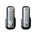 Lockey M210SN Mechanical Keyless Deadbolt with Single Combination Satin Nickel Finish Sparrow Supply
