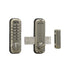 Lockey M220SN Mechanical Keyless Surface Mount Deadbolt Satin Nickel Finish Sparrow Supply