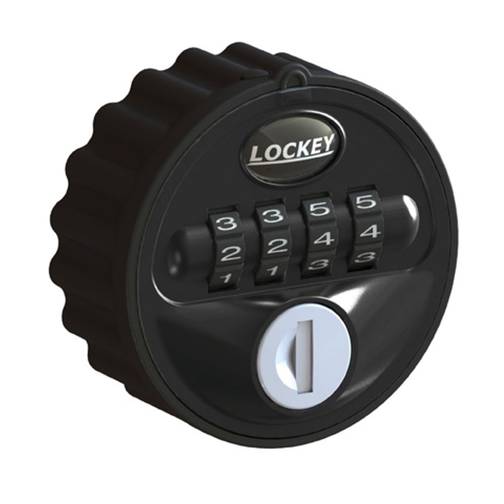 Lockey MC728B Mechanical Combination Cam Lock Black Finish Sparrow Supply