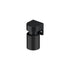 Deltana MDHMU19 2" Modern Magnetic Door Holder Black Finish Sparrow Supply