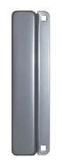 Don-Jo MELP210SL 2-5/8" x 10" Blank Latch Protector for Electric Strikes Silver Coated Finish Sparrow Supply