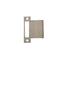 Don-Jo MEST158630 4-7/8" x 1-5/8" Mortise Type Extended Lip ANSI Strike Satin Stainless Steel Finish