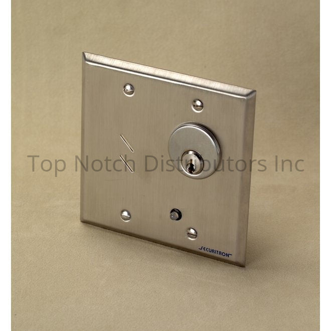Securitron MKAPZ Double Gang Alternate Mortise Key Switch with Audi... Sparrow Supply