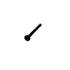 Emtek MM4-PRIVPIN2-FB Long Privacy Pin Flat Black Finish Sparrow Supply