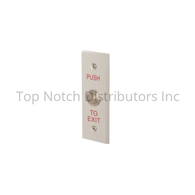 Locknetics MPB100N Metal Button; 'Push to Exit'; SPDT Switch; Narro... Sparrow Supply