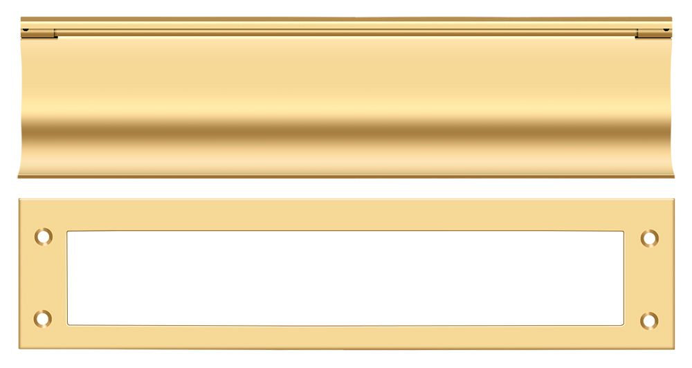 Deltana MS0030CR003 Mail Slot; Heavy Duty; Lifetime Brass Finish