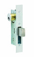 Adams Rite MS1850SN410628 ANSI Size MS Deadlock Flat Faceplate 1-1/2" Straight Bolt Clear Anodized Aluminum Finish Sparrow Supply
