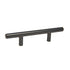 Pride Industrial P106DP 6" Bar Cabinet Pull with 3" Center to Center Dark Pewter Finish Sparrow Supply