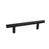 Pride Industrial P1096BK 6" Bar Cabinet Pull with 3-3/4" Center to Center Matte Black Finish Sparrow Supply