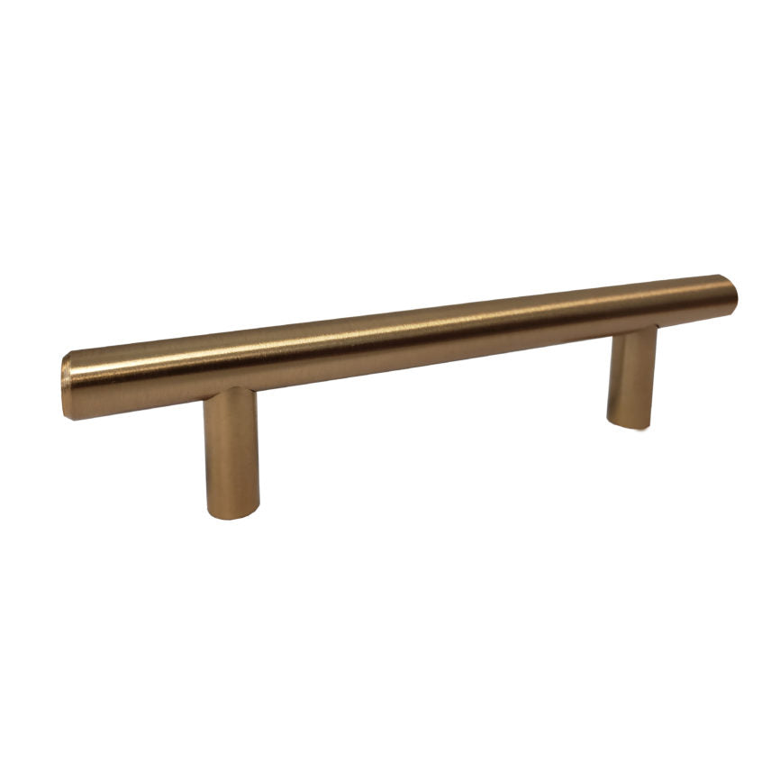Pride Industrial P1096RG 6" Bar Cabinet Pull with 3-3/4" Center to Center Rose Gold Finish Sparrow Supply