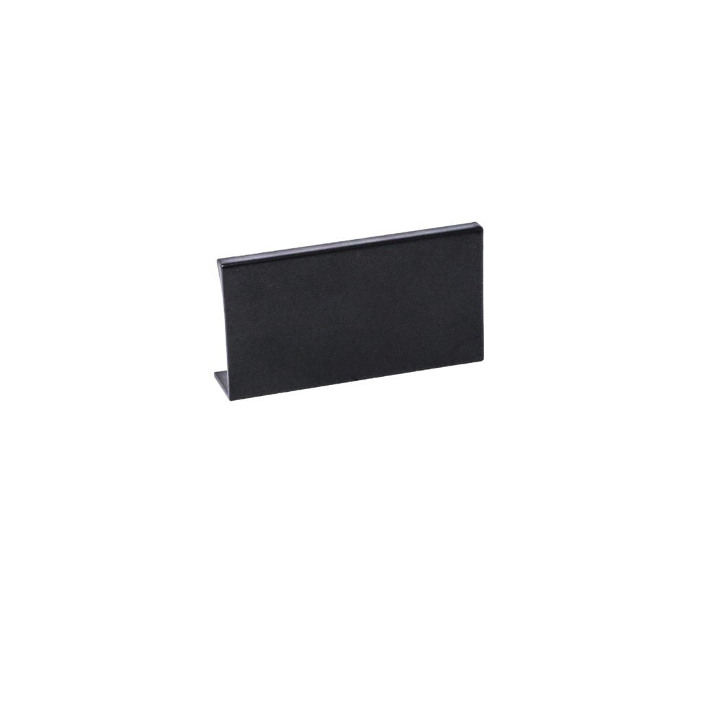 Pride Industrial P1803BK 3" Aluminum Tab Cabinet Pull with 1-4/5" Center to Center Matte Black Finish Sparrow Supply