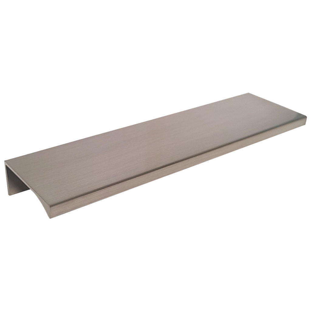Pride Industrial P1806SN 6" Aluminum Tab Cabinet Pull with 4-2/5" Center to Center Satin Nickel Finish Sparrow Supply
