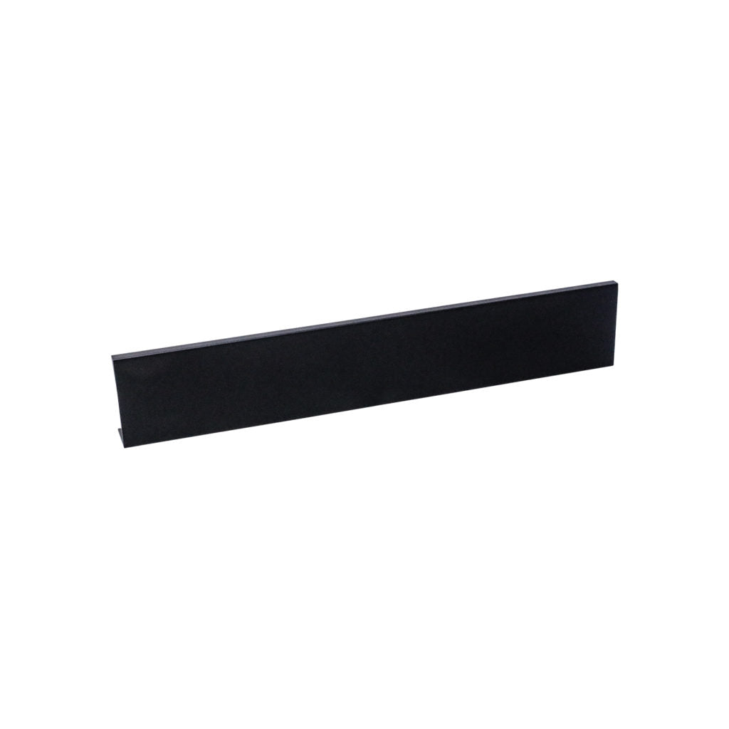 Pride Industrial P1809BK 9" Aluminum Tab Cabinet Pull with 7-1/5" Center to Center Matte Black Finish Sparrow Supply