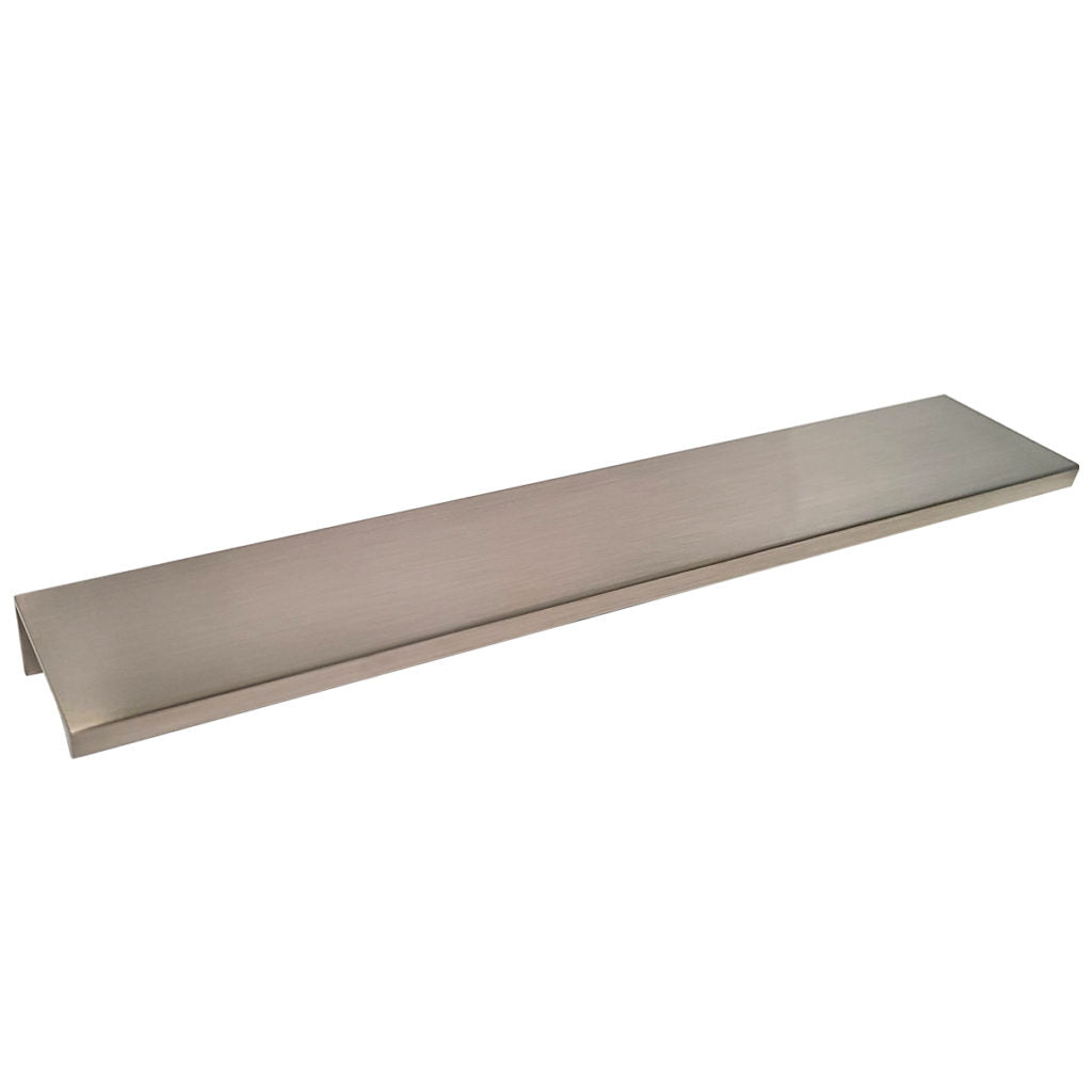 Pride Industrial P1809SN 9" Aluminum Tab Cabinet Pull with 7-1/5" Center to Center Satin Nickel Finish Sparrow Supply